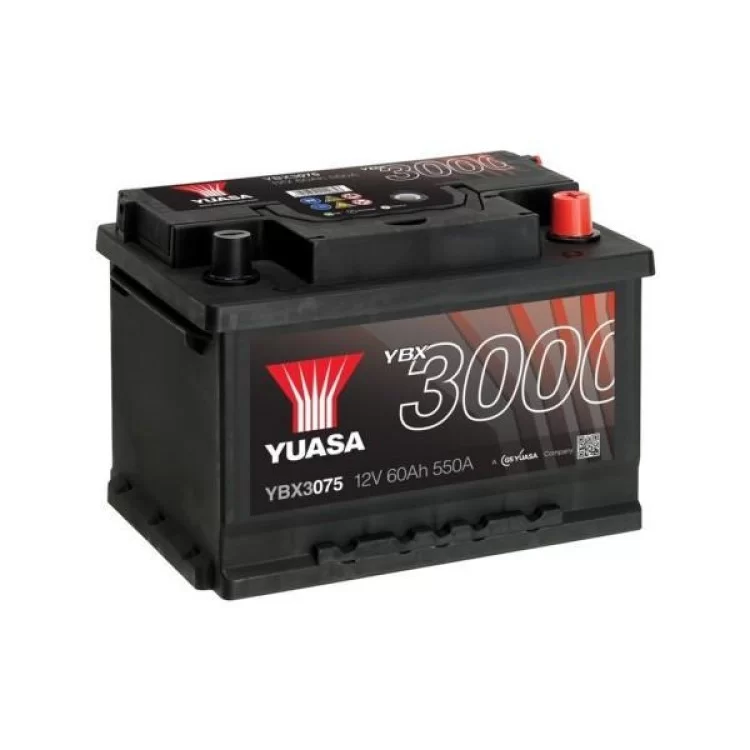 Акумулятор автомобільний Yuasa 12V 60Ah SMF Battery (YBX3075) Акумулятор автомобільний Yuasa 12V 60Ah SMF Battery (YBX3075)