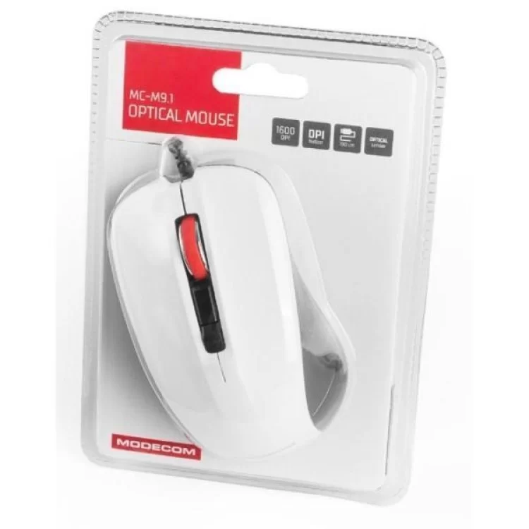 Мишка Modecom MC-M9.1 USB White (M-MC-00M9.1-200) відгуки - зображення 5