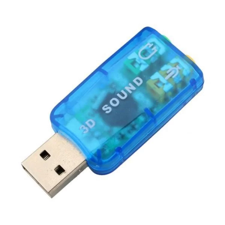 в продаже Звуковая плата Dynamode USB 6(5.1) blue (USB-SOUNDCARD2.0 blue) - фото 3
