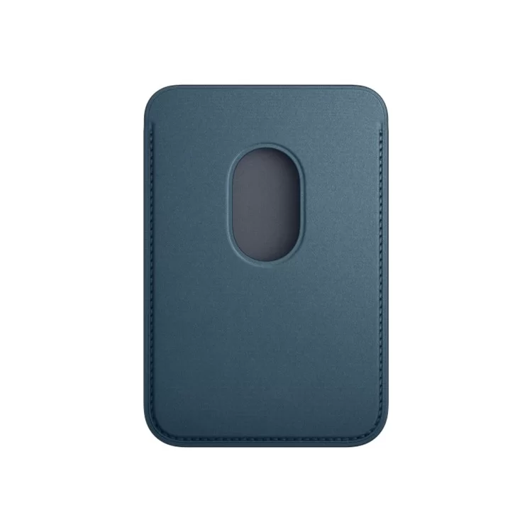 Чохол до мобільного телефона Apple iPhone FineWoven Wallet with MagSafe Pacific Blue (MT263ZM/A) ціна 3 644грн - фотографія 2
