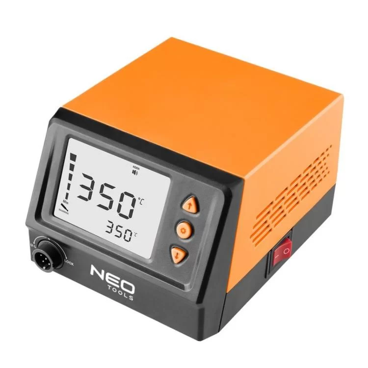 Паяльник електричний Neo Tools SL1, 60Вт, 180-450°С, дисплей, ESD захист (19-200) ціна 3 151грн - фотографія 2