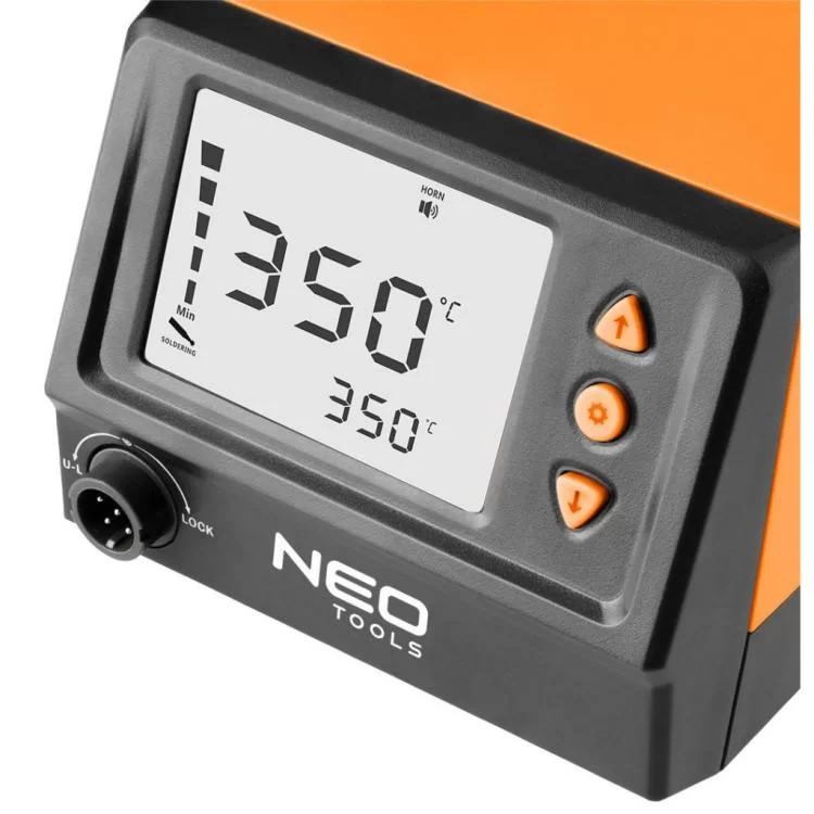 продаємо Паяльник електричний Neo Tools SL1, 60Вт, 180-450°С, дисплей, ESD захист (19-200) в Україні - фото 4