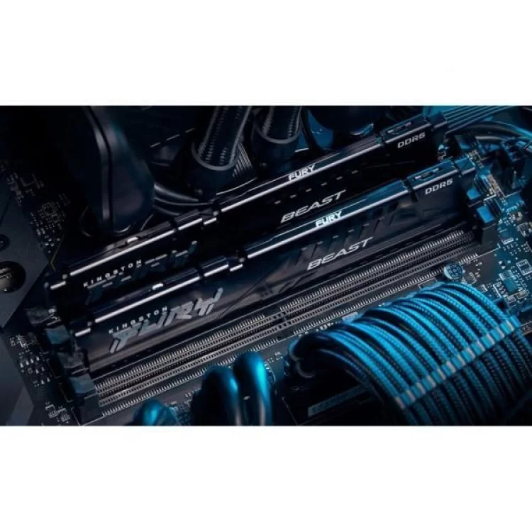 Модуль памяти для компьютера DDR5 32GB (2x16GB) 5600 MHz Beast Black Kingston Fury (ex.HyperX) (KF556C40BBK2-32) инструкция - картинка 6