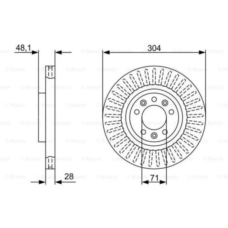 Гальмівний диск Bosch 0 986 479 A89 відгуки - зображення 5