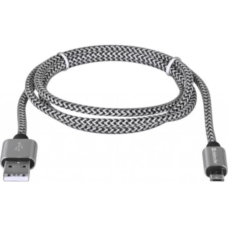 Дата кабель USB 2.0 AM to Micro 5P 1.0m USB08-03T PRO Defender (87815) цена 168грн - фотография 2