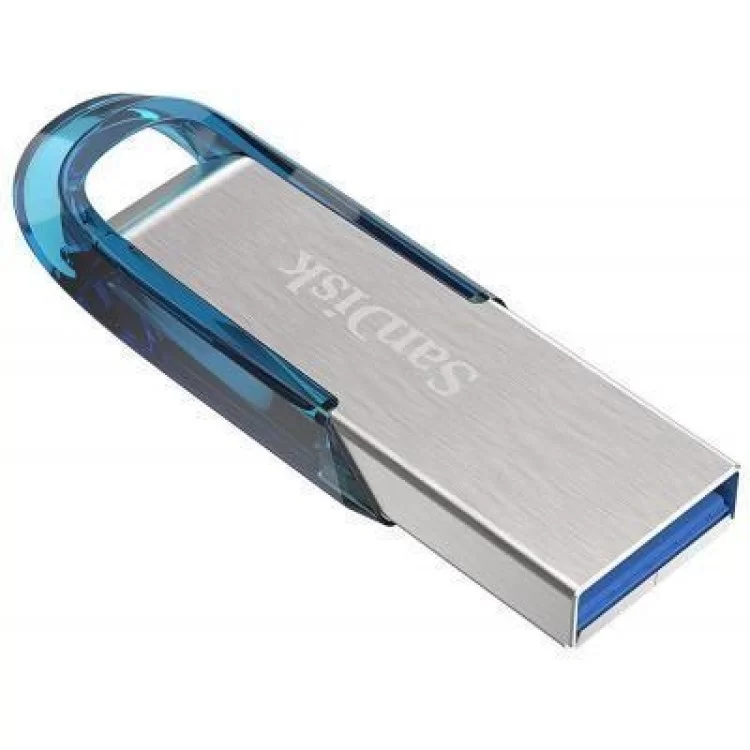 в продажу USB флеш накопичувач SanDisk 128GB Ultra Flair Blue USB 3.0 (SDCZ73-128G-G46B) - фото 3