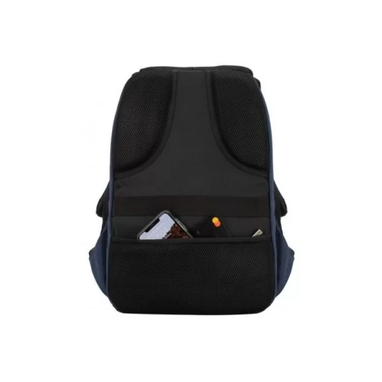 Рюкзак шкільний Optima 18.5" USB Anti-Theft унісекс 0.7 кг 16-25 л Синій (O96917-02) ціна 1 278грн - фотографія 2