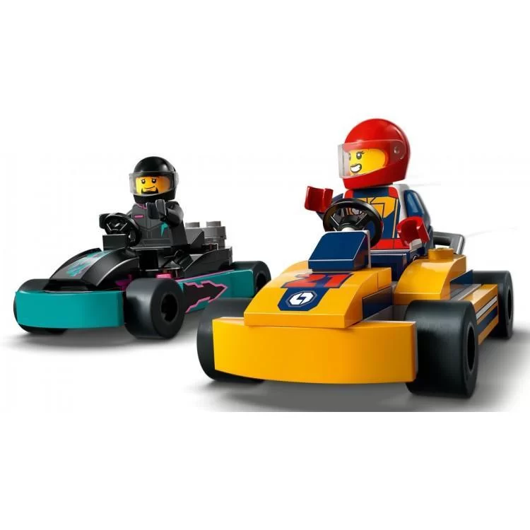 Конструктор LEGO City Картинг і гонщики 99 деталей (60400) відгуки - зображення 5