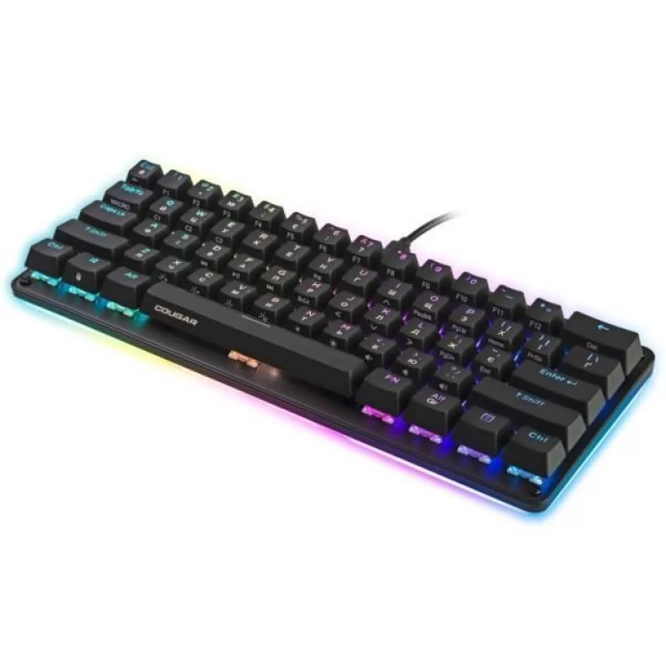 Клавіатура Cougar Puri Mini RGB USB Black (Puri Mini RGB) ціна 4 248грн - фотографія 2