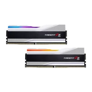 Модуль пам'яті для комп'ютера DDR5 32GB (2x16GB) 7200 MHz Trident Z5 RGB Silver G.Skill (F5-7200J3445G16GX2-TZ5RS)