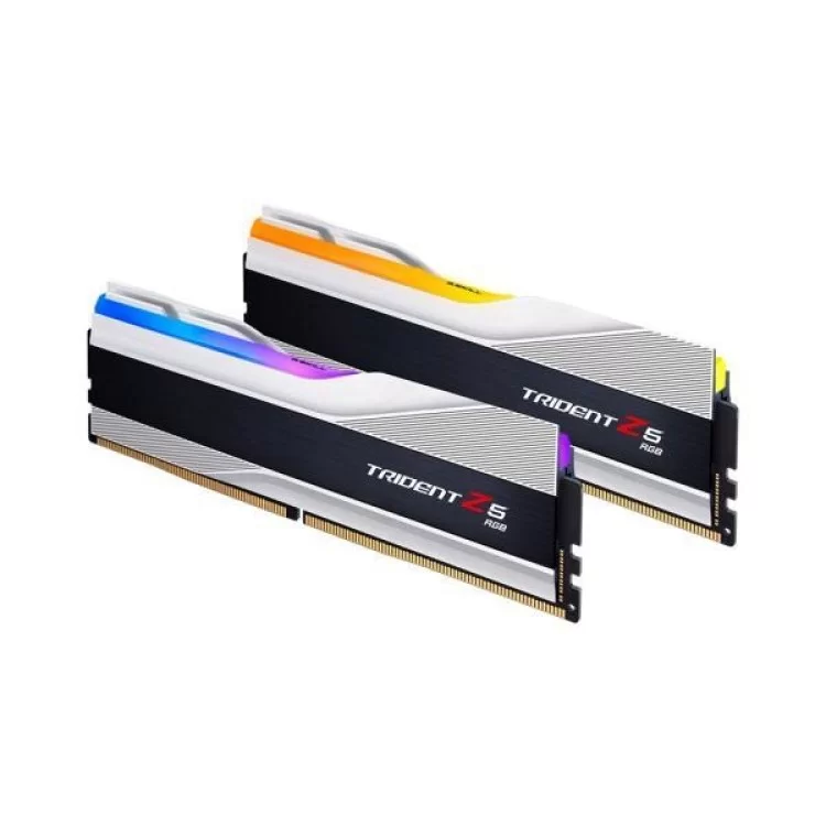 в продаже Модуль памяти для компьютера DDR5 32GB (2x16GB) 7200 MHz Trident Z5 RGB Silver G.Skill (F5-7200J3445G16GX2-TZ5RS) - фото 3