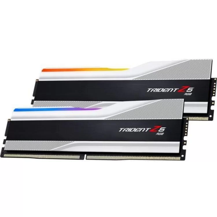 продаем Модуль памяти для компьютера DDR5 32GB (2x16GB) 7200 MHz Trident Z5 RGB Silver G.Skill (F5-7200J3445G16GX2-TZ5RS) в Украине - фото 4