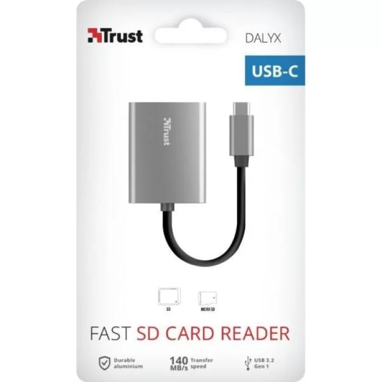 Считыватель флеш-карт Trust Dalyx Fast USB-С Card reader (24136) инструкция - картинка 6