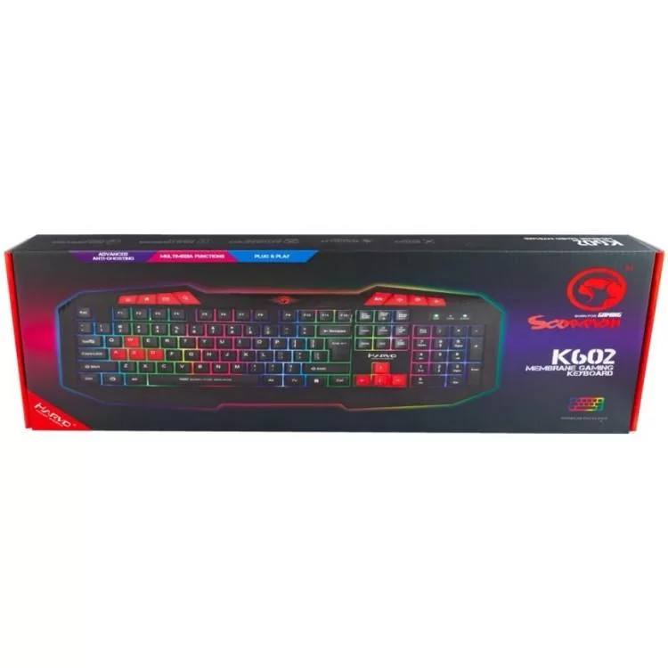 Клавіатура Marvo K602 Multi-LED (K602) огляд - фото 8