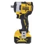 Гайковерт DeWALT 12V XR Li-lon, безщітковий, 338 Нм, 2x5Ah, кейс TSTAK (DCF901P2)