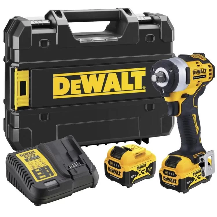 продаємо Гайковерт DeWALT 12V XR Li-lon, безщітковий, 338 Нм, 2x5Ah, кейс TSTAK (DCF901P2) в Україні - фото 4