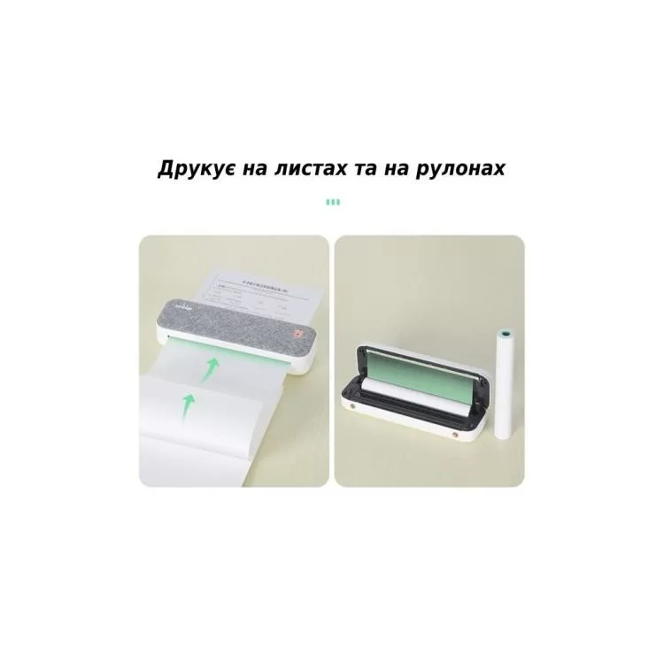 Принтер чеков UKRMARK A40PK А4, Bluetooth, USB, розовый (00798) обзор - фото 8