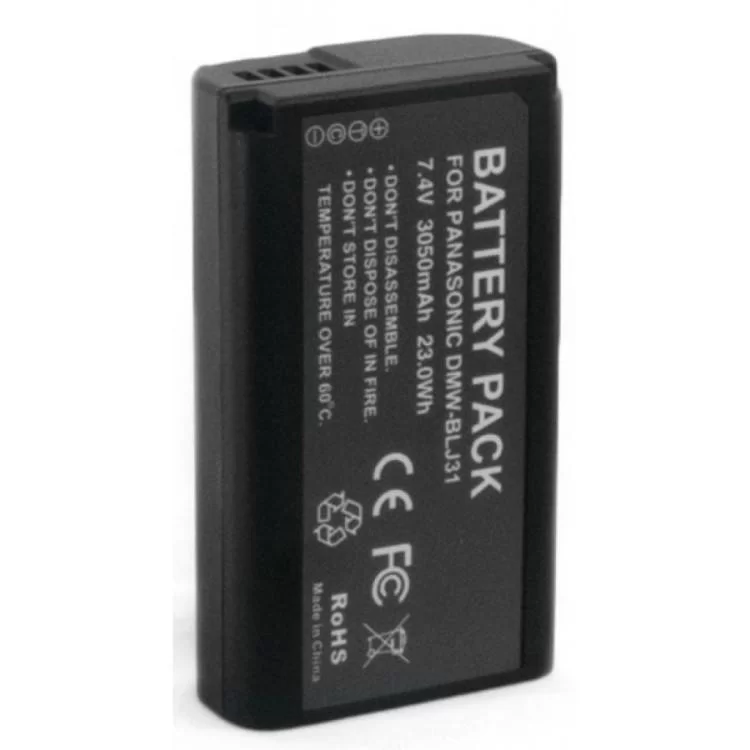 Акумулятор до фото/відео Extradigital Panasonic BLJ31, Li-ion, 3050 mAh (BDP2696) ціна 1 046грн - фотографія 2