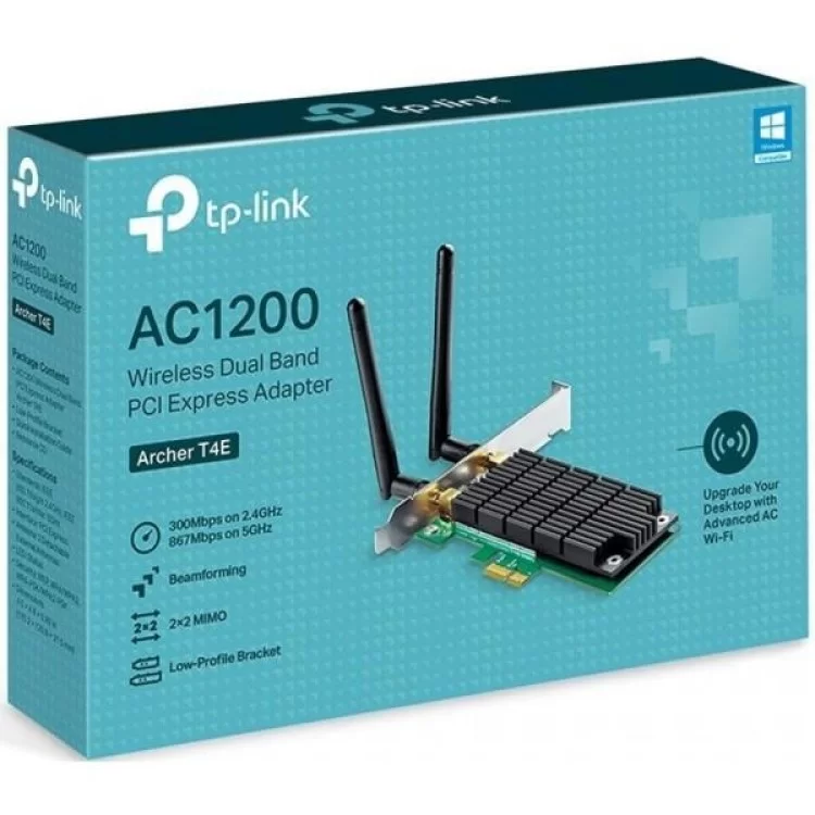 Ретранслятор TP-Link Archer T4E AC1200, PCI Express, Beamforming (ARCHER-T4E) инструкция - картинка 6