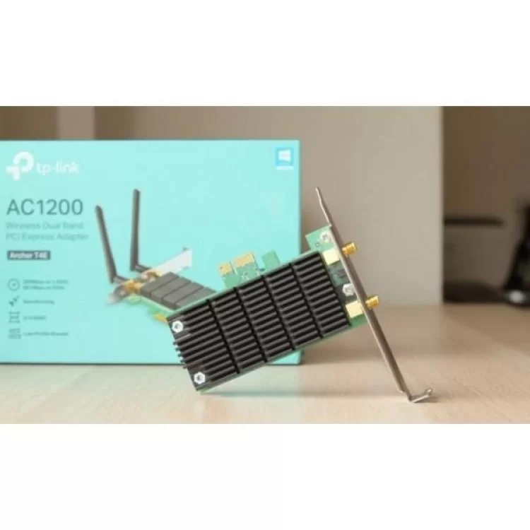 Ретранслятор TP-Link Archer T4E AC1200, PCI Express, Beamforming (ARCHER-T4E) - фото 9