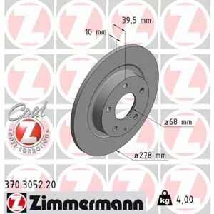 Тормозной диск ZIMMERMANN 370.3052.20