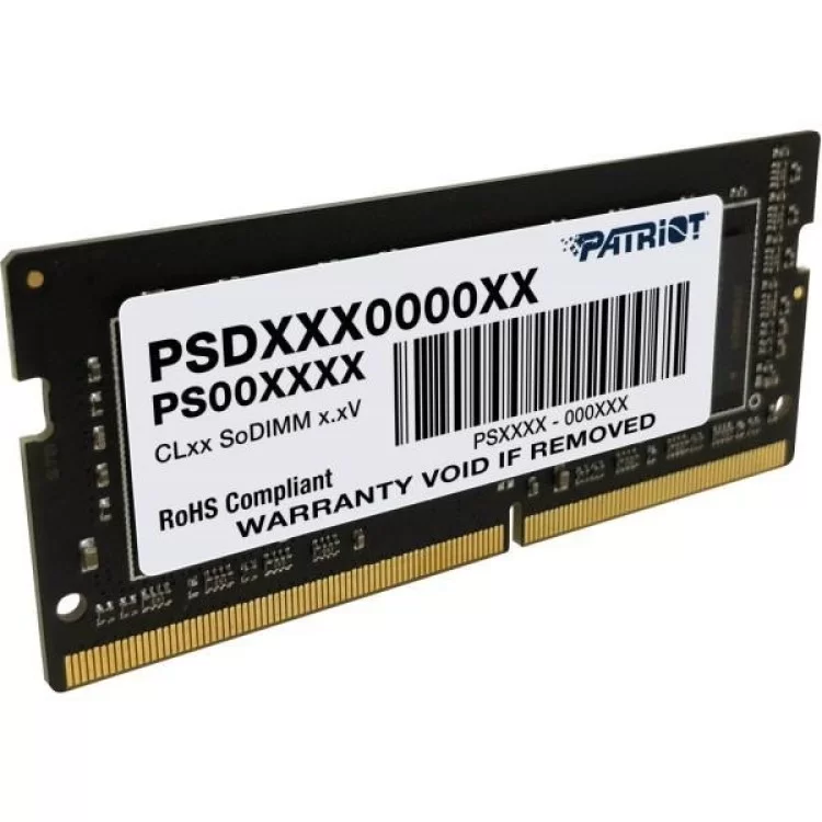 Модуль памяти для ноутбука SoDIMM DDR4 16GB 2666 MHz Signature Line Patriot (PSD416G266681S) цена 2 463грн - фотография 2