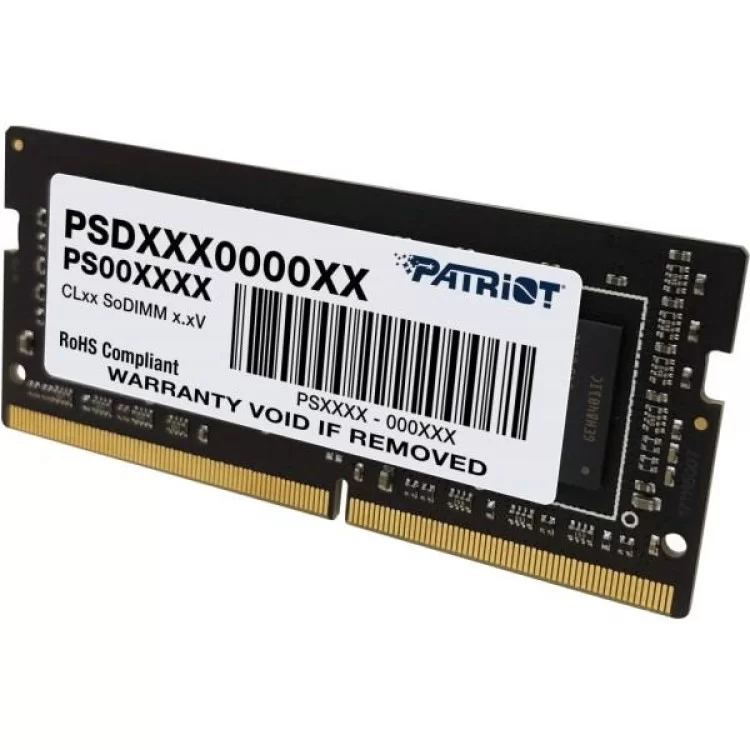 в продаже Модуль памяти для ноутбука SoDIMM DDR4 16GB 2666 MHz Signature Line Patriot (PSD416G266681S) - фото 3