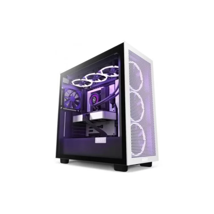 Корпус NZXT H7 v1 2022 Flow Edition Black and White (CM-H71FG-01)