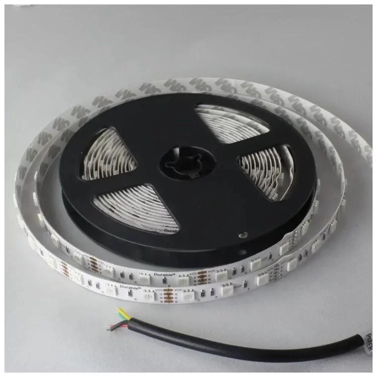 Світлодіодна стрічка LED-STIL RGB 14,4 Вт/м 5050 60 діодів IP33 12V 180 lm кольорова (DFNRGB-60A-IP20) ціна 1 882грн - фотографія 2