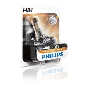 Автолампа Philips HB4 Vision, 3200K, 1шт (9006PRB1)
