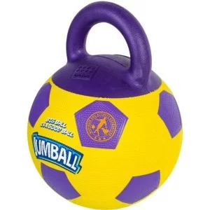 Игрушка для собак GiGwi Ball Мяч футбольный с ручкой 26 см (75366)