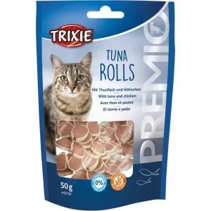 Ласощі для котів Trixie Premio Tuna Rolls тунець 50 г (4011905427324)