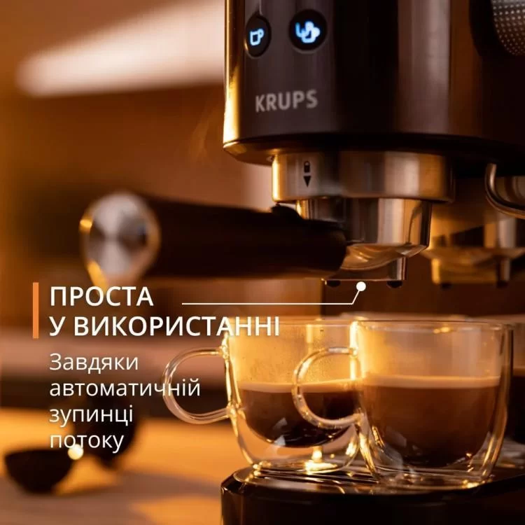 Рожковая кофеварка эспрессо Krups XP444G10 - фото 11