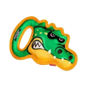 Іграшка для собак GiGwi Mighty Challenge Крокодил з пищалкою 25 см (2235)