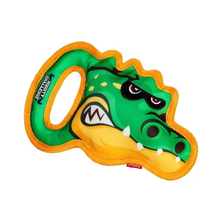 Игрушка для собак GiGwi Mighty Challenge Крокодил с пищалкой 25 см (2235)