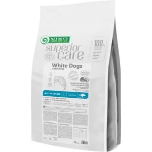 Сухий корм для собак Nature's Protection Superior Care White Dogs Grain Free White Fish All Sizes and Life Stages 10 кг (NPSC47593)