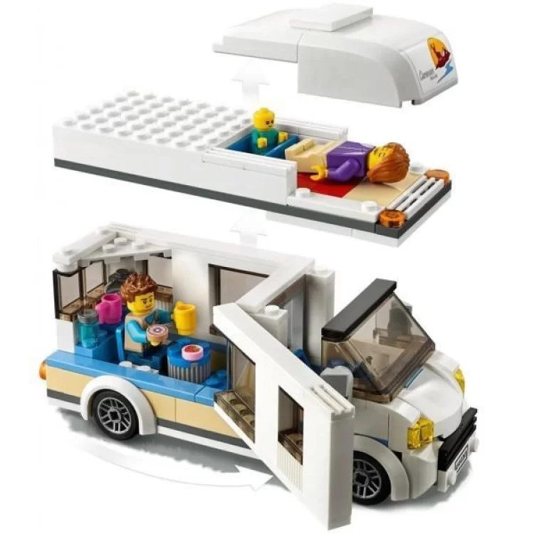 Конструктор LEGO City Great Vehicles Каникулы в доме на колесах 190 деталей (60283) инструкция - картинка 6