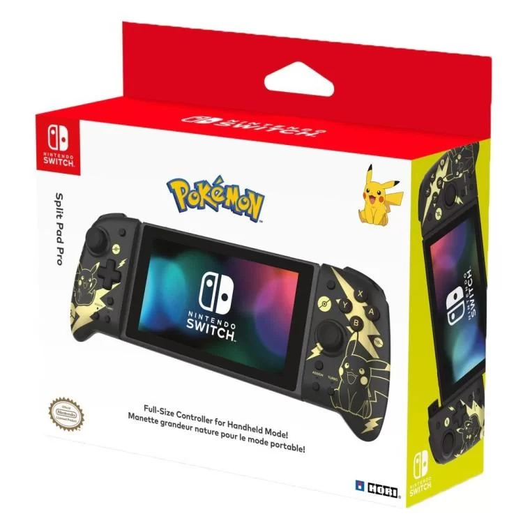Геймпад Hori Split Pad Pro (Pokemon Pikachu Black Gold) for Nintendo (NSW-295U) характеристики - фотографія 7