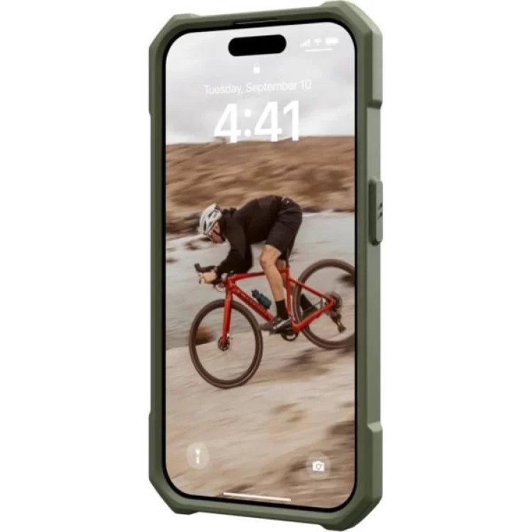 Чохол до мобільного телефона UAG Apple iPhone 15 Pro Essential Armor Magsafe, Olive Drab (114276117272) відгуки - зображення 5