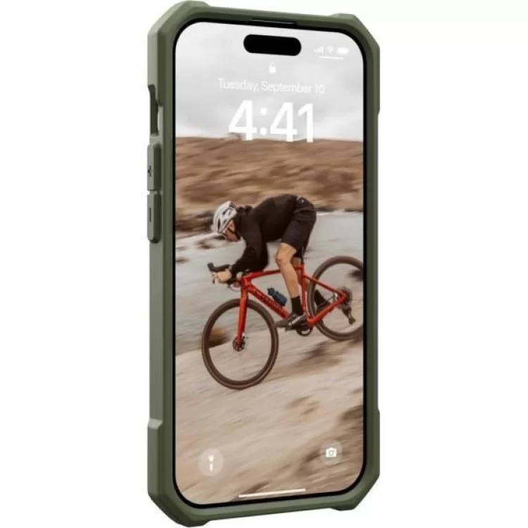 Чохол до мобільного телефона UAG Apple iPhone 15 Pro Essential Armor Magsafe, Olive Drab (114276117272) характеристики - фотографія 7