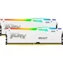 Модуль пам'яті для комп'ютера DDR5 64GB (2x32GB) 6000 MHz Beast White RGB Kingston Fury (ex.HyperX) (KF560C36BWEAK2-64)