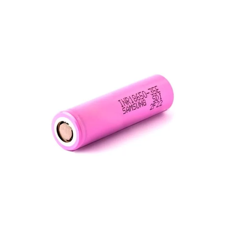 Аккумулятор 18650 3500mAh, 8A, 4.2/3.6/2.5V, pink Samsung (INR18650-35E)