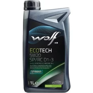 Моторное масло Wolf ECOTECH 5W20 SP/RC D1-3 1л (1050523)