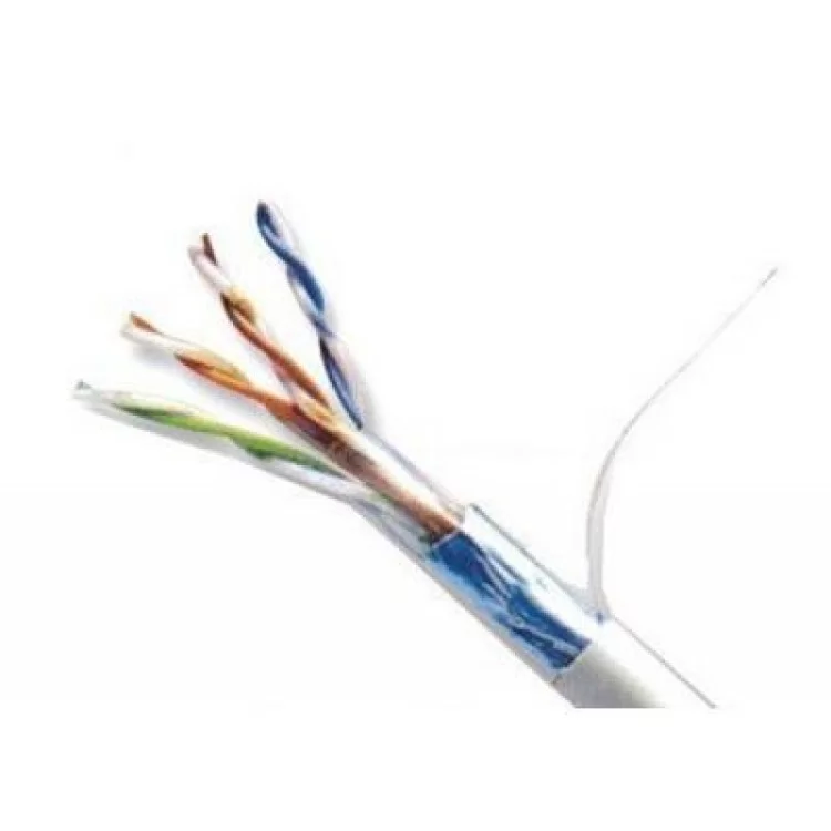 Кабель мережевий OK-Net FTP-cat.5E-SL, 305м (F/UTP-cat.5E-SL) (КПВЭ-ВП (100) 4x2x0,48) Кабель мережевий OK-Net FTP-cat.5E-SL, 305м (F/UTP-cat.5E-SL) (КПВЭ-ВП (100) 4x2x0,48)