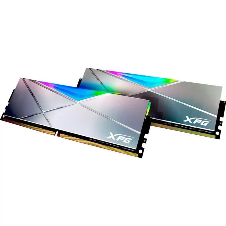 Модуль пам'яті для комп'ютера DDR4 64GB (4x16GB) 3600 MHz XPG Spectrix D50 RGB Tungsten ADATA (AX4U360016G18I-QCTG50) ціна 10 674грн - фотографія 2