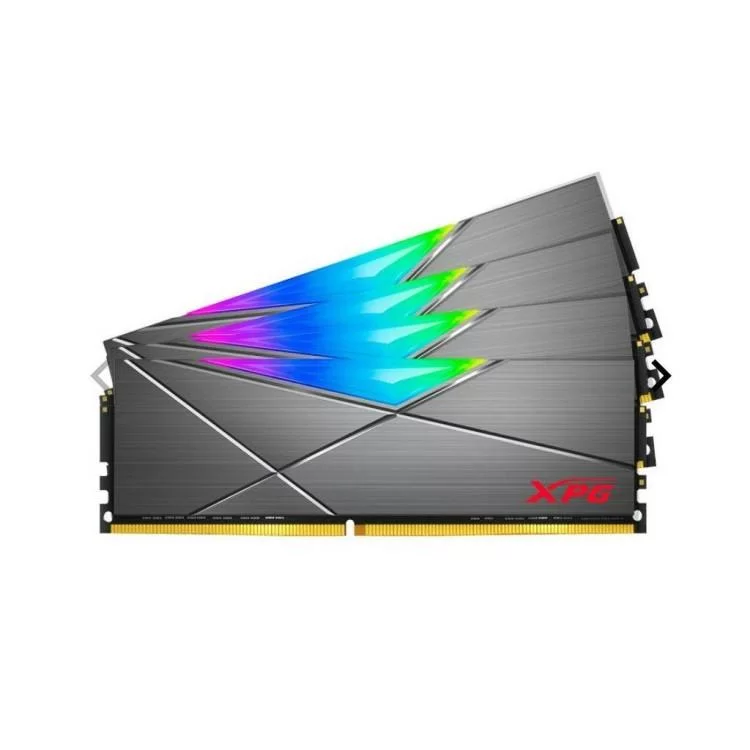 в продажу Модуль пам'яті для комп'ютера DDR4 64GB (4x16GB) 3600 MHz XPG Spectrix D50 RGB Tungsten ADATA (AX4U360016G18I-QCTG50) - фото 3