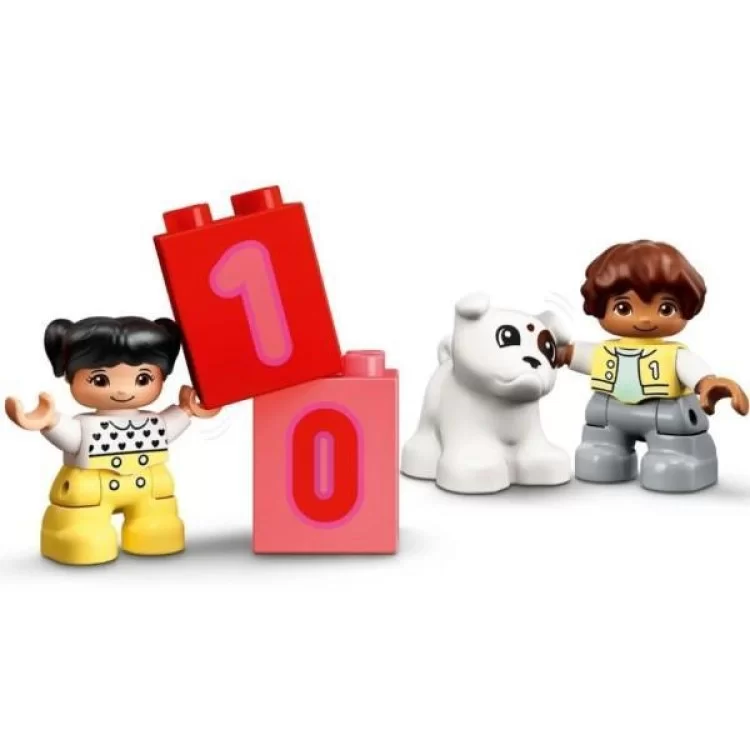 в продаже Конструктор LEGO Duplo Поезд с цифрами учимся считать 23 детали (10954) - фото 3