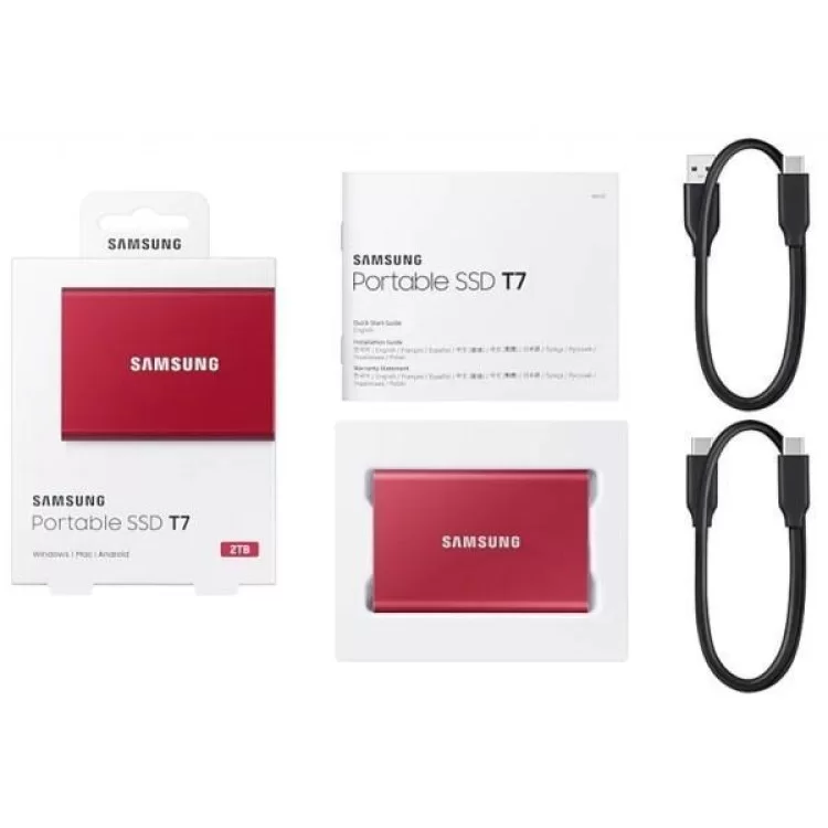 Накопитель SSD USB 3.2 2TB T7 Samsung (MU-PC2T0R/WW) - фото 10