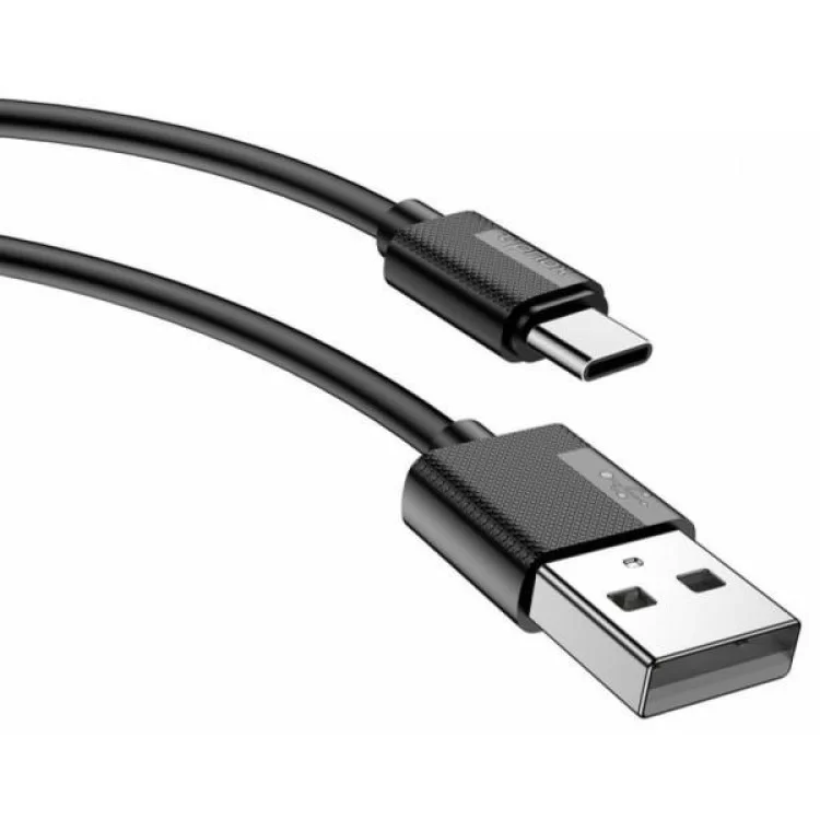 Дата кабель USB 2.0 AM to Type-C 2.0m Nets T-C801 Black T-Phox (T-C801(2) black) відгуки - зображення 5