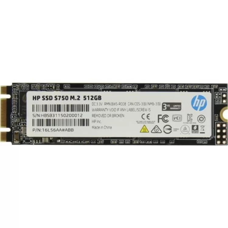 Накопитель SSD M.2 2280 512GB S750 HP (16L56AA)